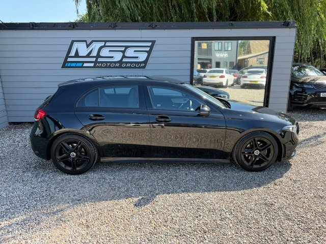 Mercedes-Benz A Class 2018 1.3 A200 Amg Line Premium Hatchback Pet WN68VTF Black #5