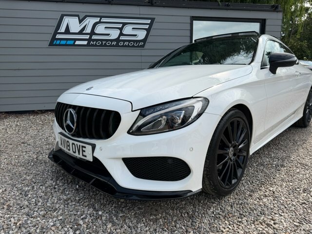 Mercedes-Benz C Class 2018 2.1 C250d Amg Line Premium Coupe White #2