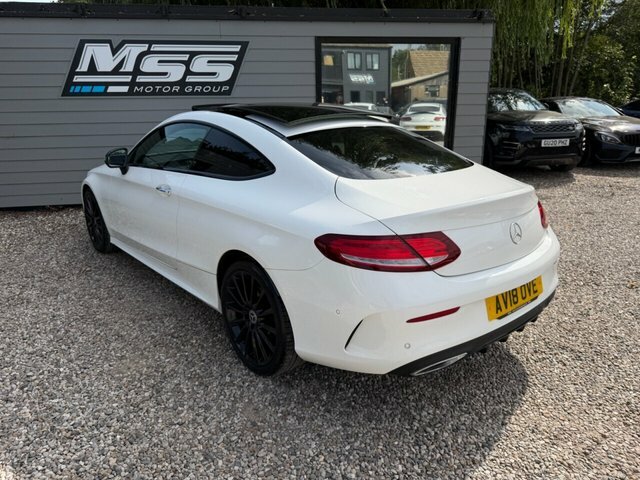 Mercedes-Benz C Class 2018 2.1 C250d Amg Line Premium Coupe White #4