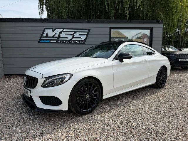 Mercedes-Benz C Class 2018 2.1 C250d Amg Line Premium Coupe White