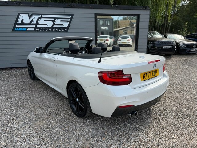 BMW 2 Series 2017 2.0 220D M Sport Convertible White #6