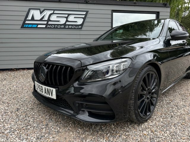Mercedes-Benz C Class 2019 2.0 C220d Amg Line Premium Saloon Diese Black #2