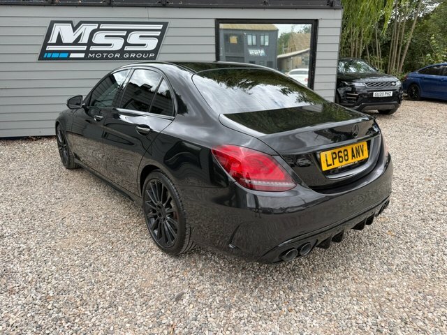 Mercedes-Benz C Class 2019 2.0 C220d Amg Line Premium Saloon Diese Black #4