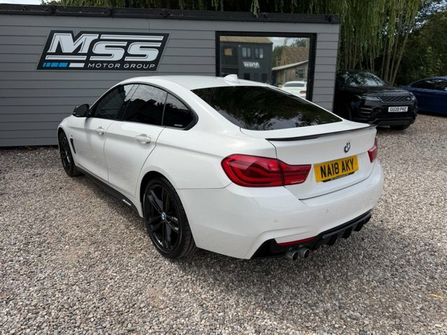 BMW 4 Series Gran Coupe 2018 2.0 420D M Sport Hatchback Eu White #3