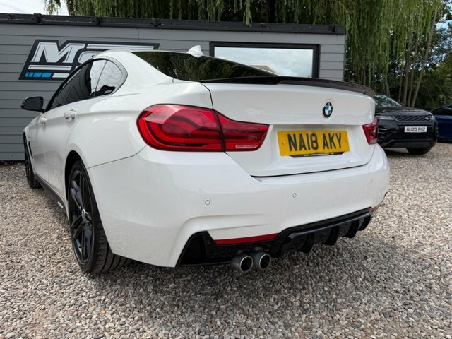 BMW 4 Series Gran Coupe 2018 2.0 420D M Sport Hatchback Eu White #4