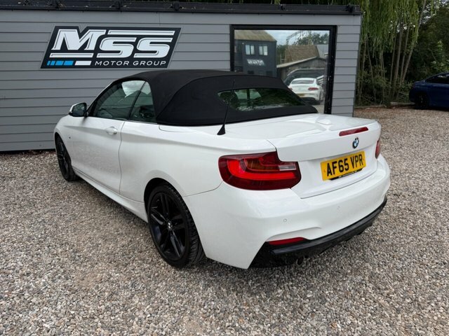 BMW 2 Series 2015 2.0 218D M Sport Convertible Manua White #5