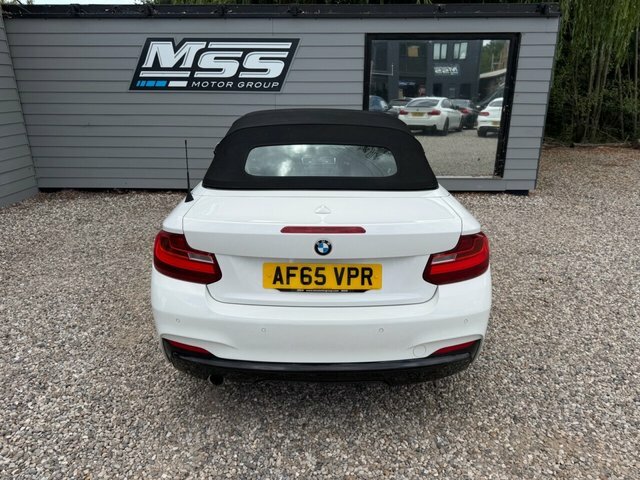 BMW 2 Series 2015 2.0 218D M Sport Convertible Manua White #6