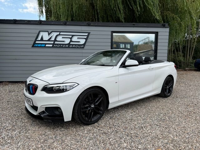 BMW 2 Series 2015 2.0 218D M Sport Convertible Manua White