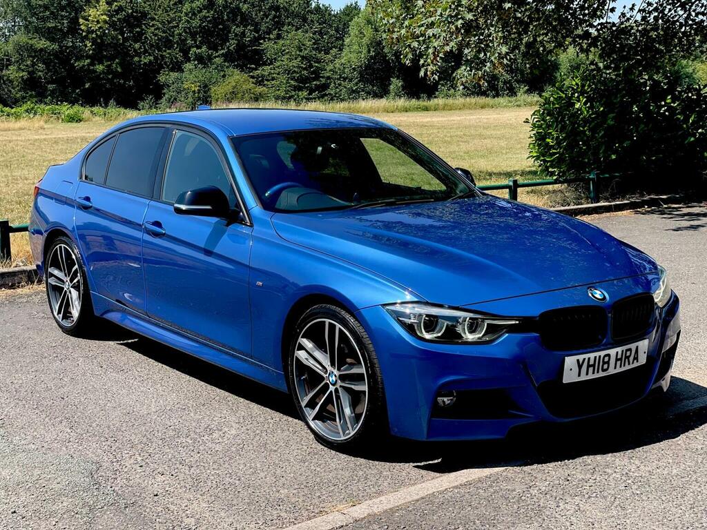 BMW 3 Series Saloon 2.0 320I M Sport Shadow Edition Euro 6 Blue