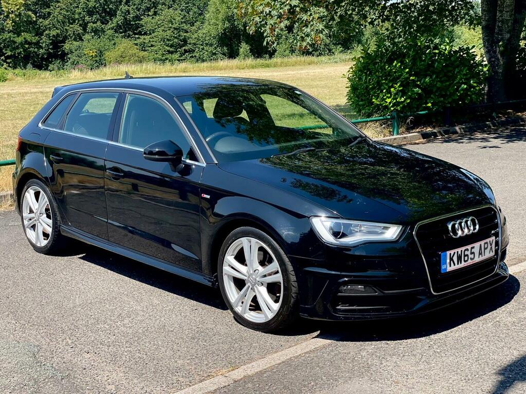 Audi A3 Hatchback 2.0 Tdi S Line Sportback Euro 6 Ss KW65APX Black