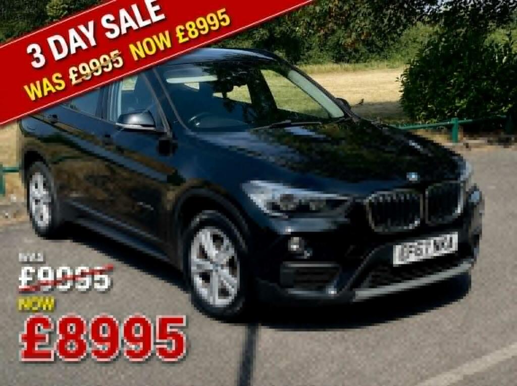 BMW X1 Suv 2.0 18D Se Sdrive Euro 6 Ss 2017 EF67NKA Black