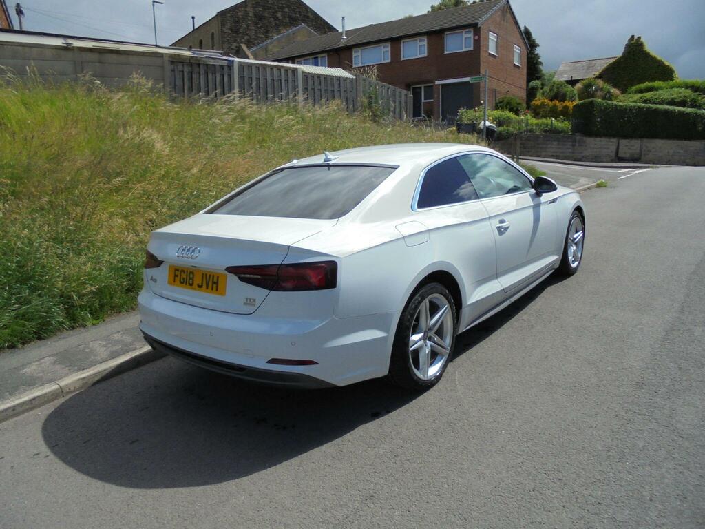Audi A5 2.0 Tdi S Line S Tronic Euro 6 Ss FG18JVH White #4