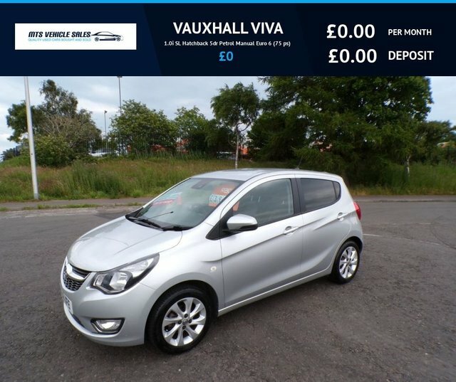 Vauxhall Viva 2016 1.0I Sl 2016,Bluetooth,cruise,parking Sensors Silver