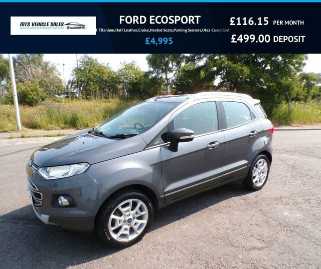 Ford Ecosport 2017 1.0T Titanium,half Leather,cruise,heated Seat Grey