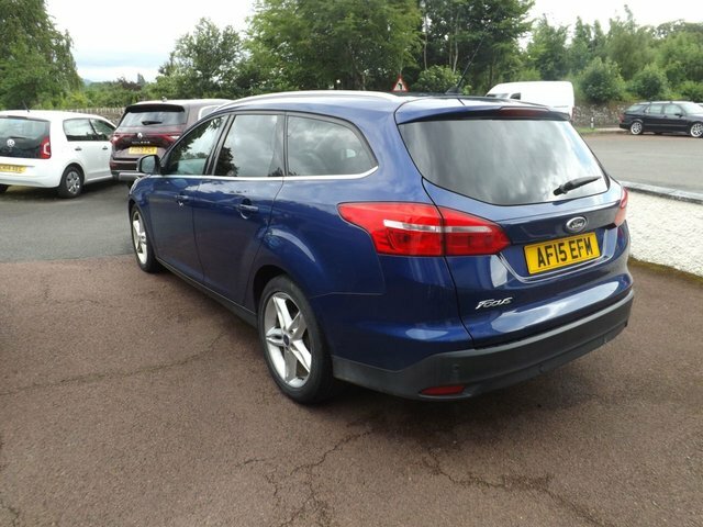 Ford Focus 1.5 Tdci Titanium Estate Blue #4
