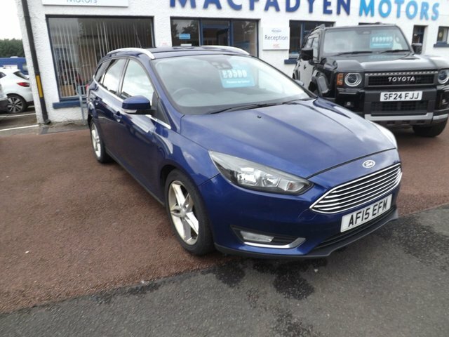 Ford Focus 1.5 Tdci Titanium Estate Blue