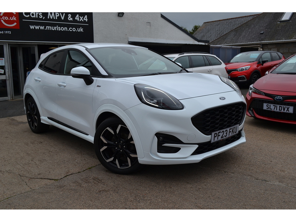 Ford Puma T Ecoboost Mhev St-line X PF23FKU White #2
