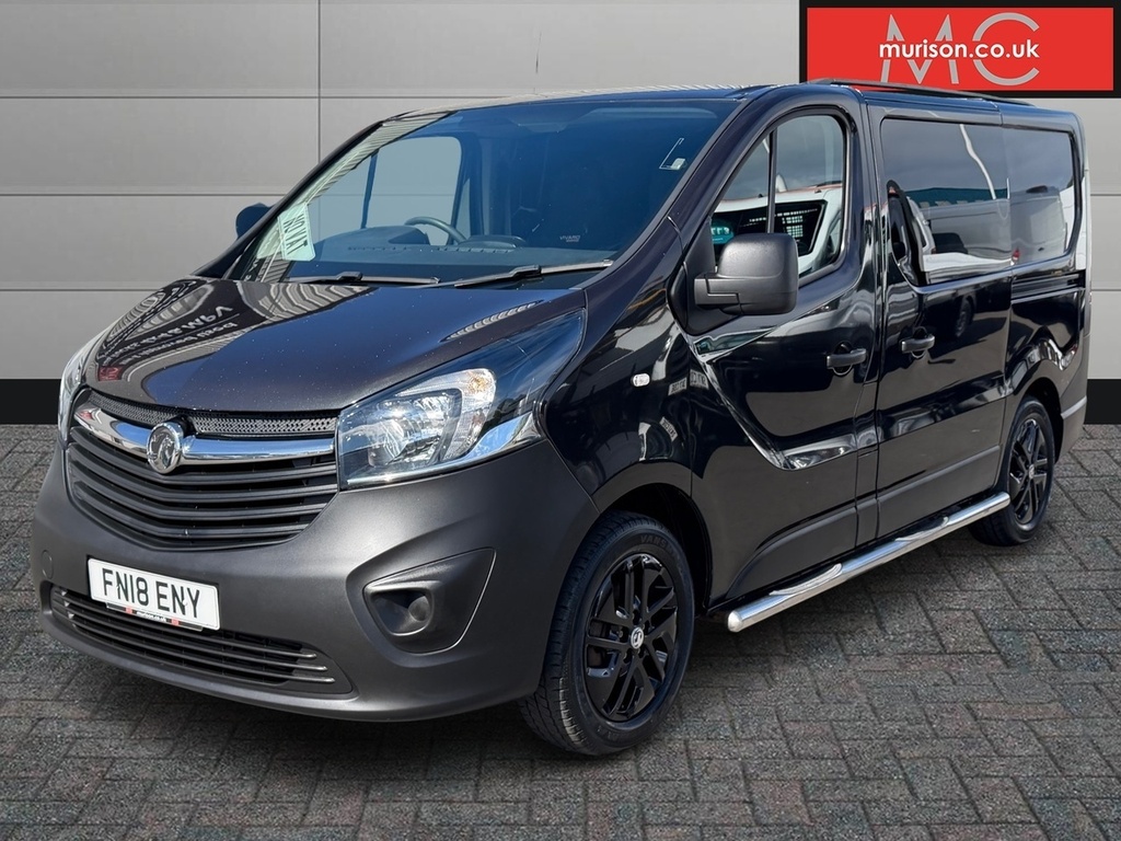 Vauxhall Vivaro 2700 Cdti L1h1 Day Van FN18ENY Black #3