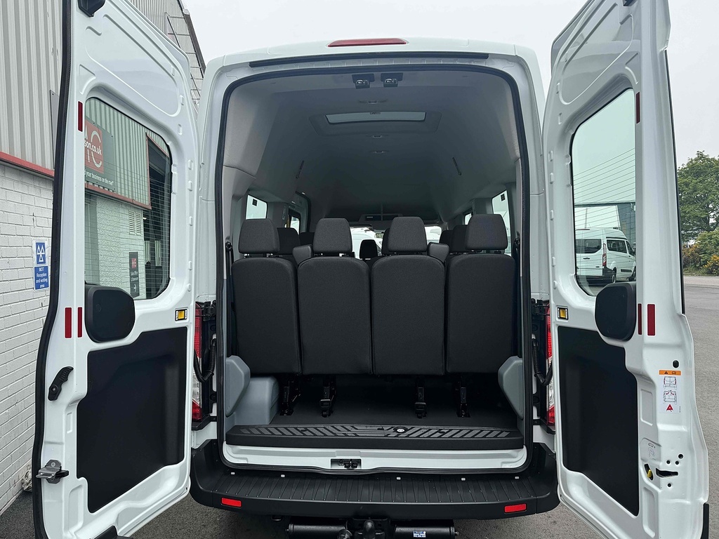 Ford Transit Custom 410L Tdci Hdt L3 15 Seater White #5