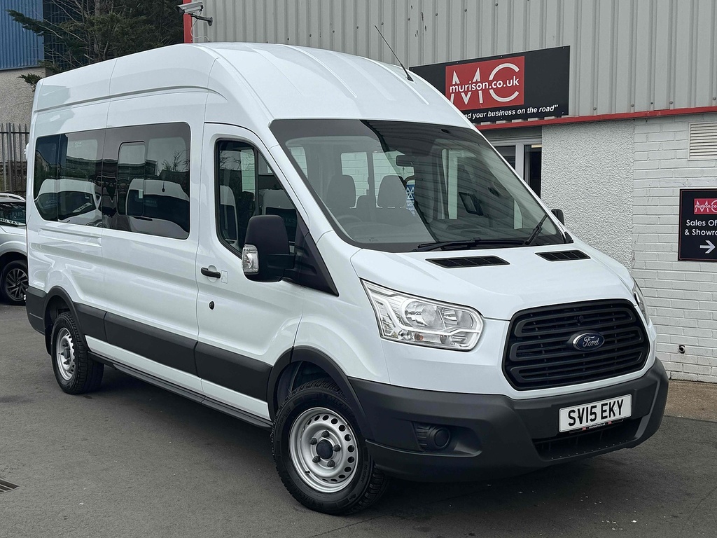 Ford Transit Custom 410L Tdci Hdt L3 15 Seater White