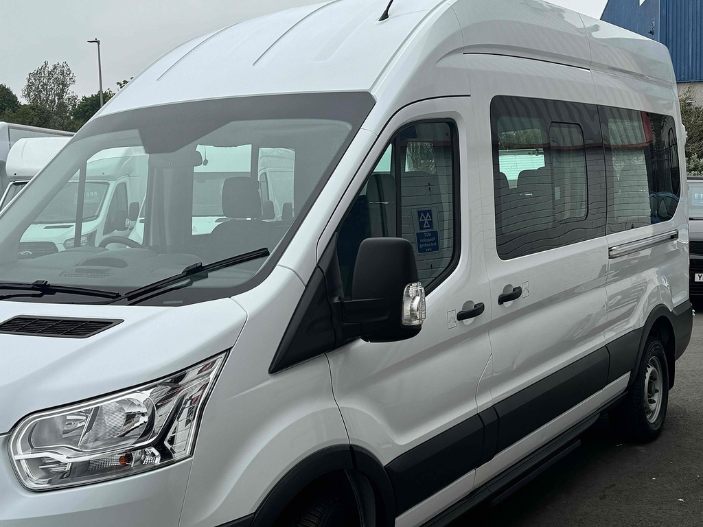 Ford Transit Custom 410L Tdci Hdt L3 15 Seater White #3