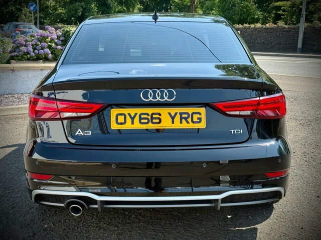 Audi A3 2016 1.6 Tdi S Line Saloon S Tronic Eur Black #6