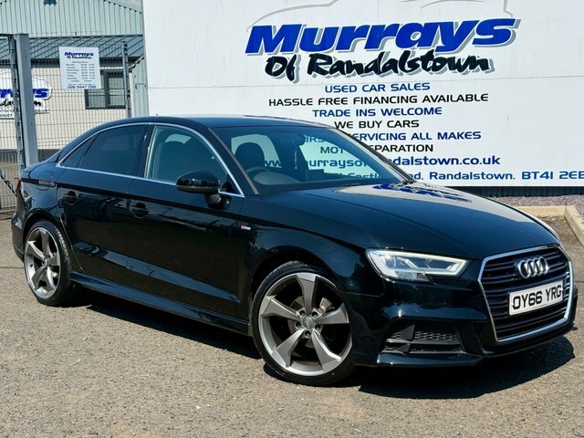 Audi A3 2016 1.6 Tdi S Line Saloon S Tronic Eur Black