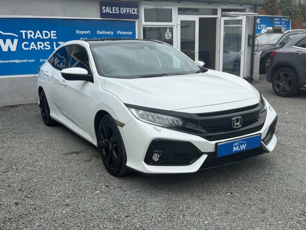 Honda Civic 1.0 Vtec Turbo Ex Cvt Euro 6 Ss PF20CNC White #5