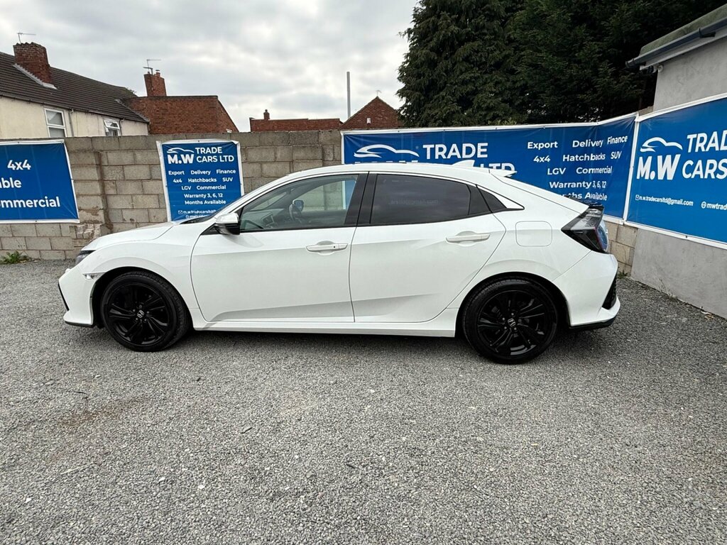 Honda Civic 1.0 Vtec Turbo Ex Cvt Euro 6 Ss PF20CNC White #2