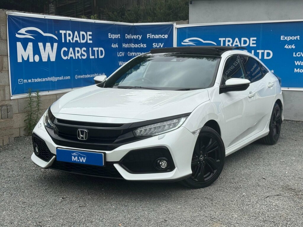 Honda Civic 1.0 Vtec Turbo Ex Cvt Euro 6 Ss PF20CNC White