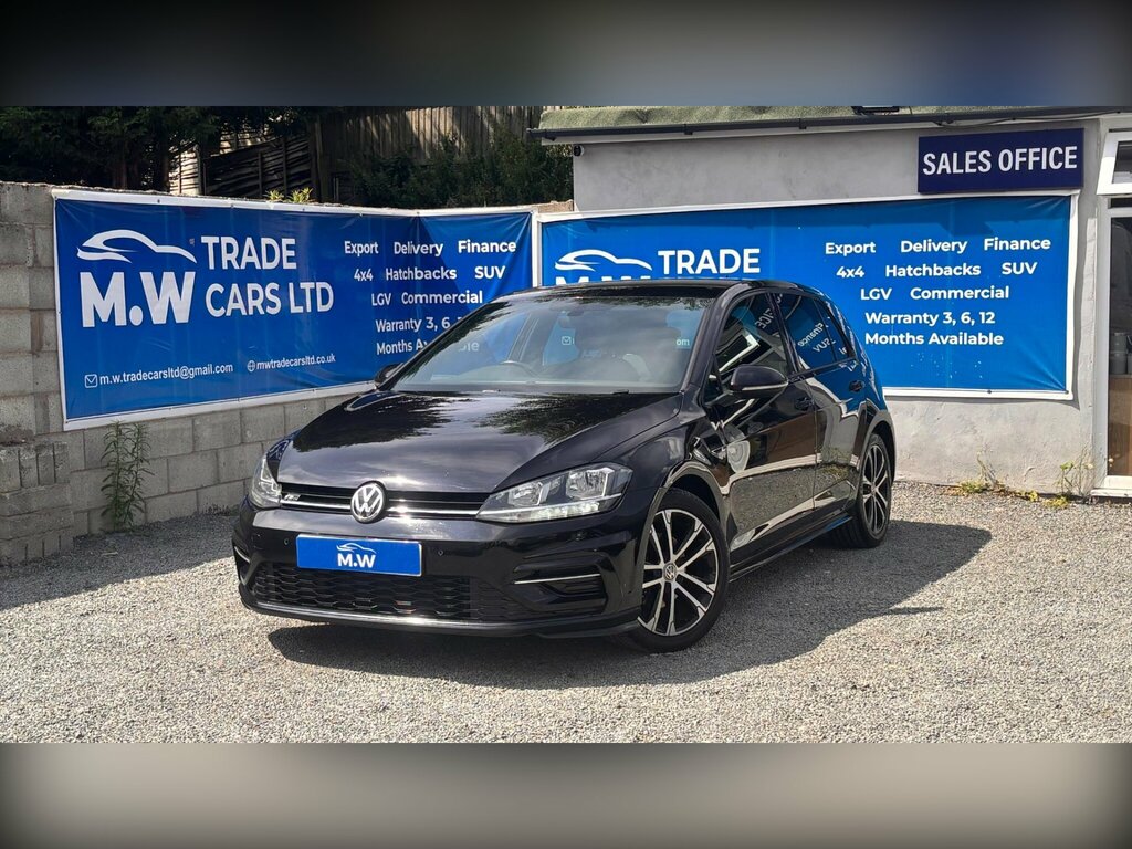 Volkswagen Golf 1.5 Tsi Evo R-line Dsg Euro 6 Ss LT68LPN Black #2