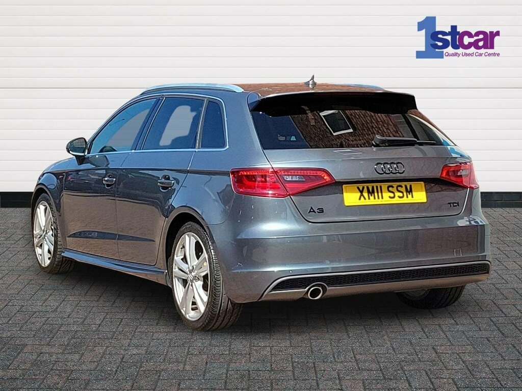 Audi A3 1.6 Tdi S Line Sportback Nav - 2016 11 XM11SSM Grey #3
