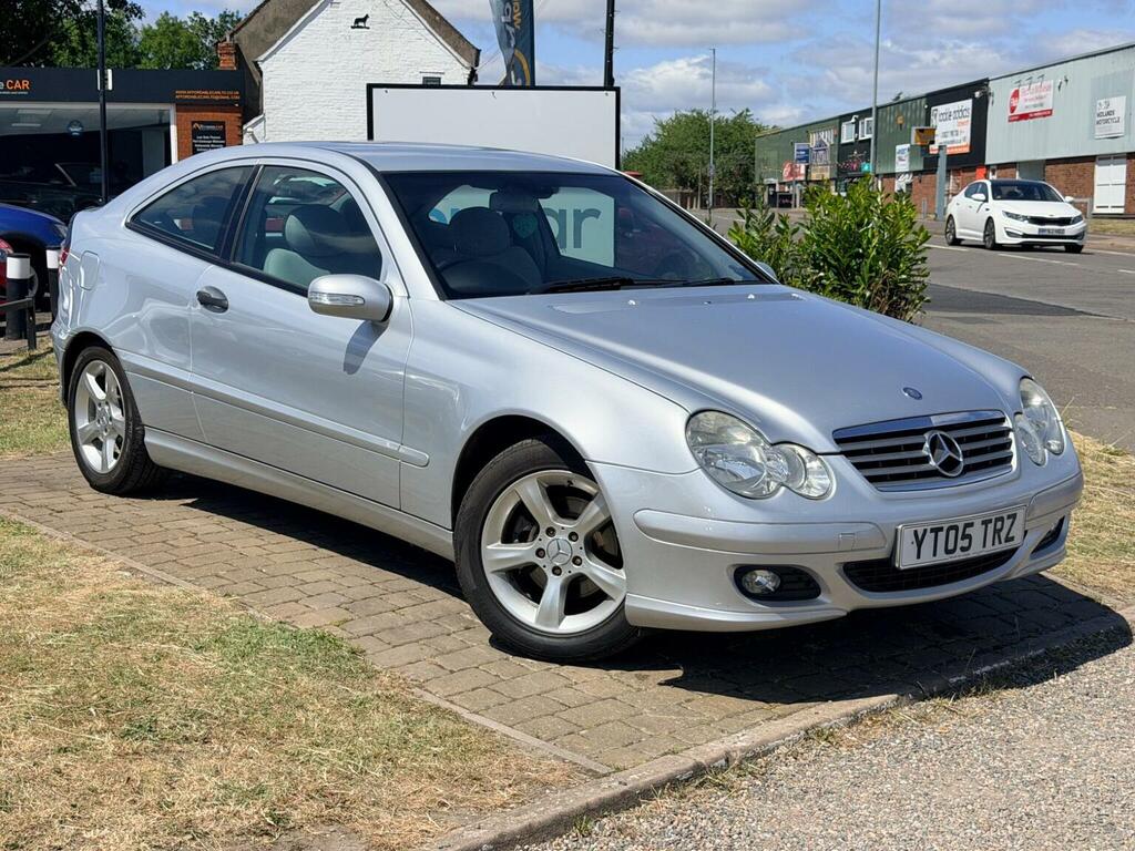 Mercedes-Benz C Class Coupe 1.8 C200 Kompressor Se 200505 Silver