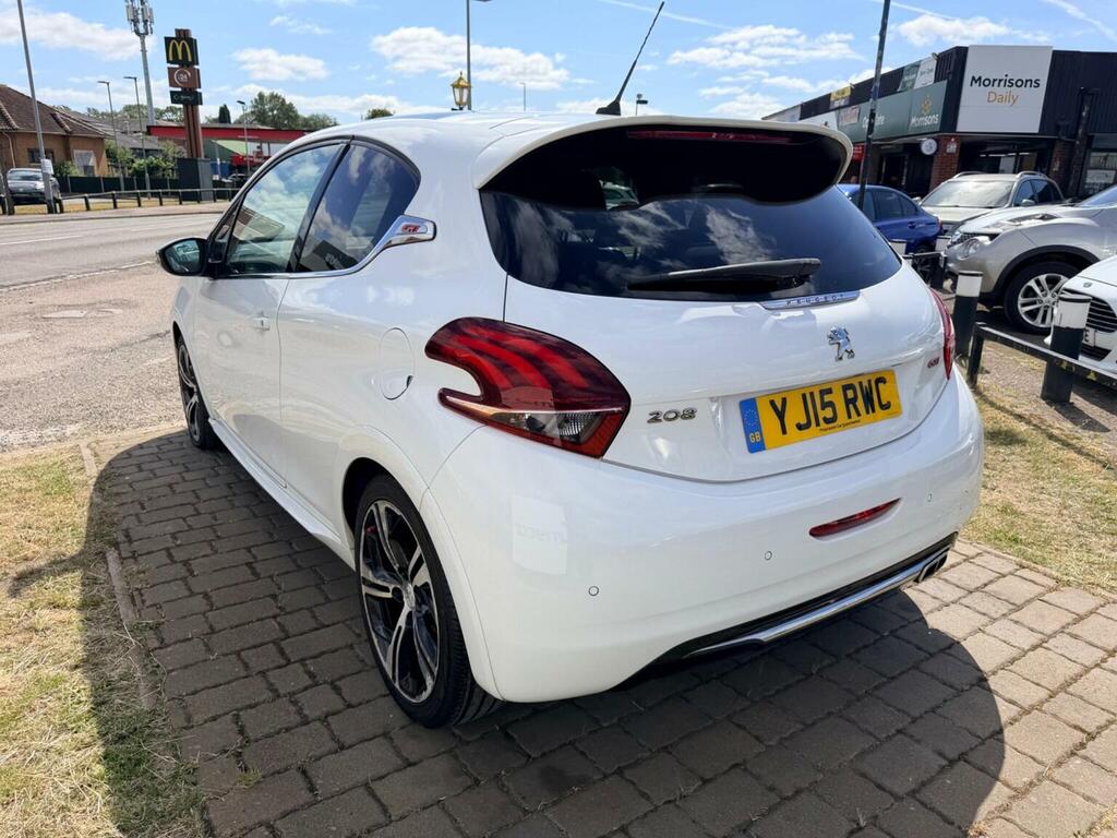 Peugeot 208 Hatchback 1.6 Thp Gti Prestige Euro 6 Ss 2 White #4