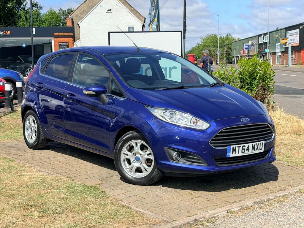 Ford Fiesta Hatchback 1.6 Tdci Econetic Titanium Euro 5 Ss Blue