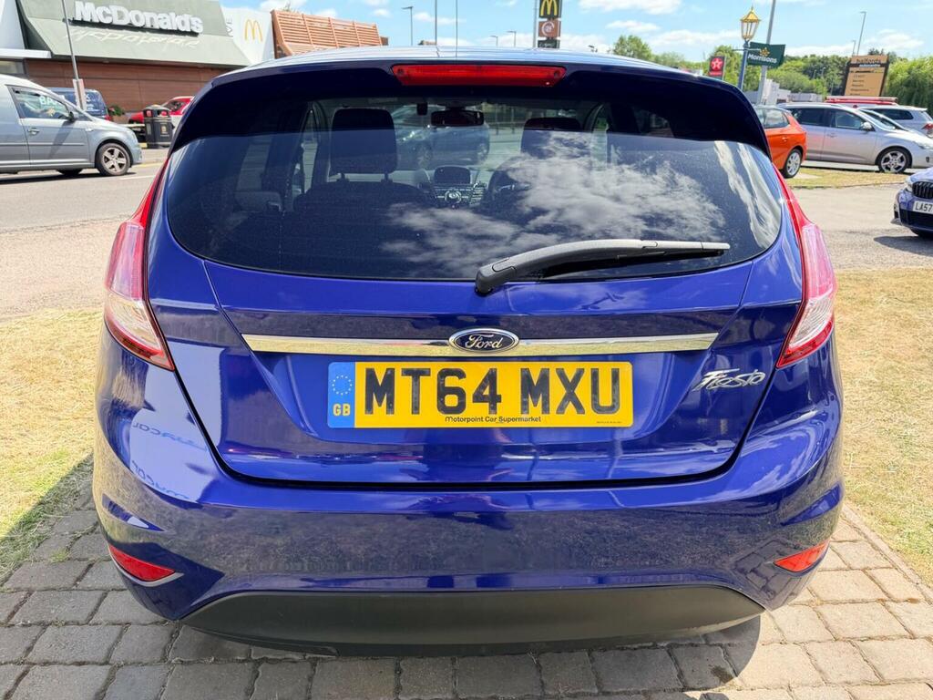 Ford Fiesta Hatchback 1.6 Tdci Econetic Titanium Euro 5 Ss Blue #6