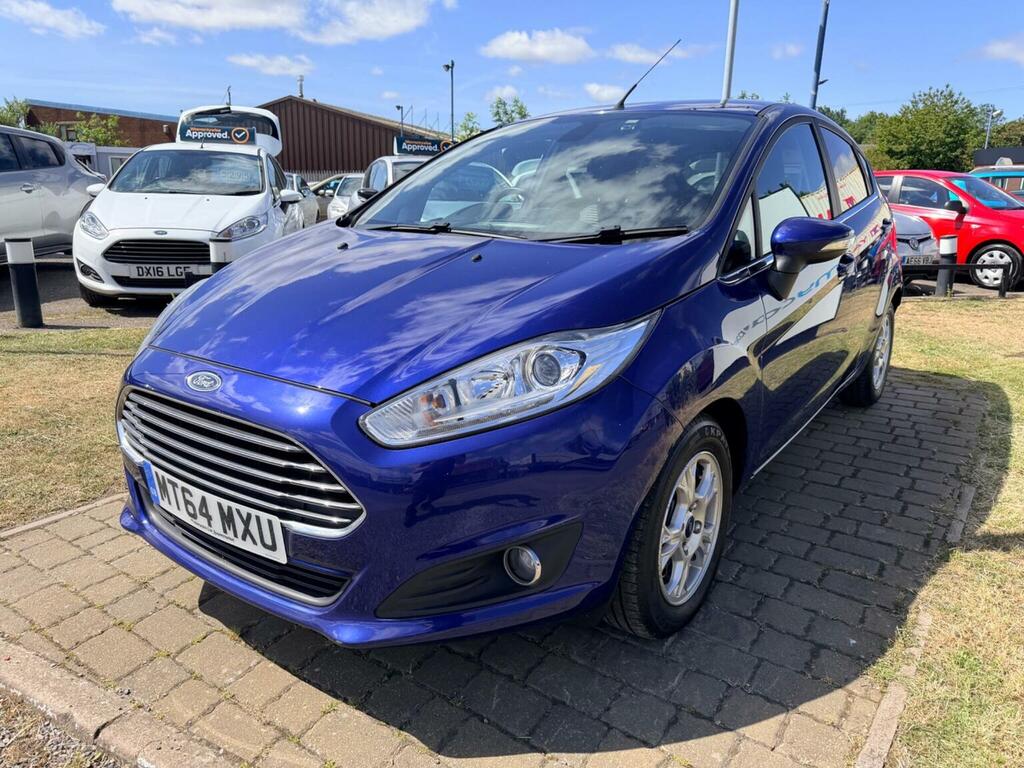 Ford Fiesta Hatchback 1.6 Tdci Econetic Titanium Euro 5 Ss Blue #3