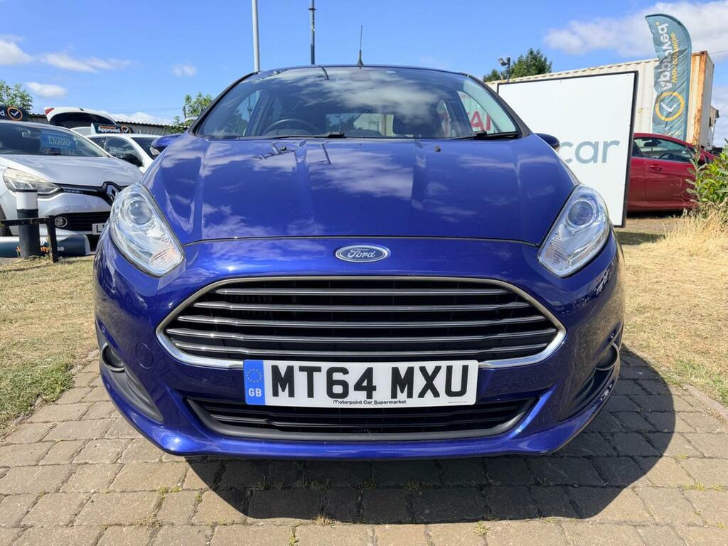 Ford Fiesta Hatchback 1.6 Tdci Econetic Titanium Euro 5 Ss Blue #2