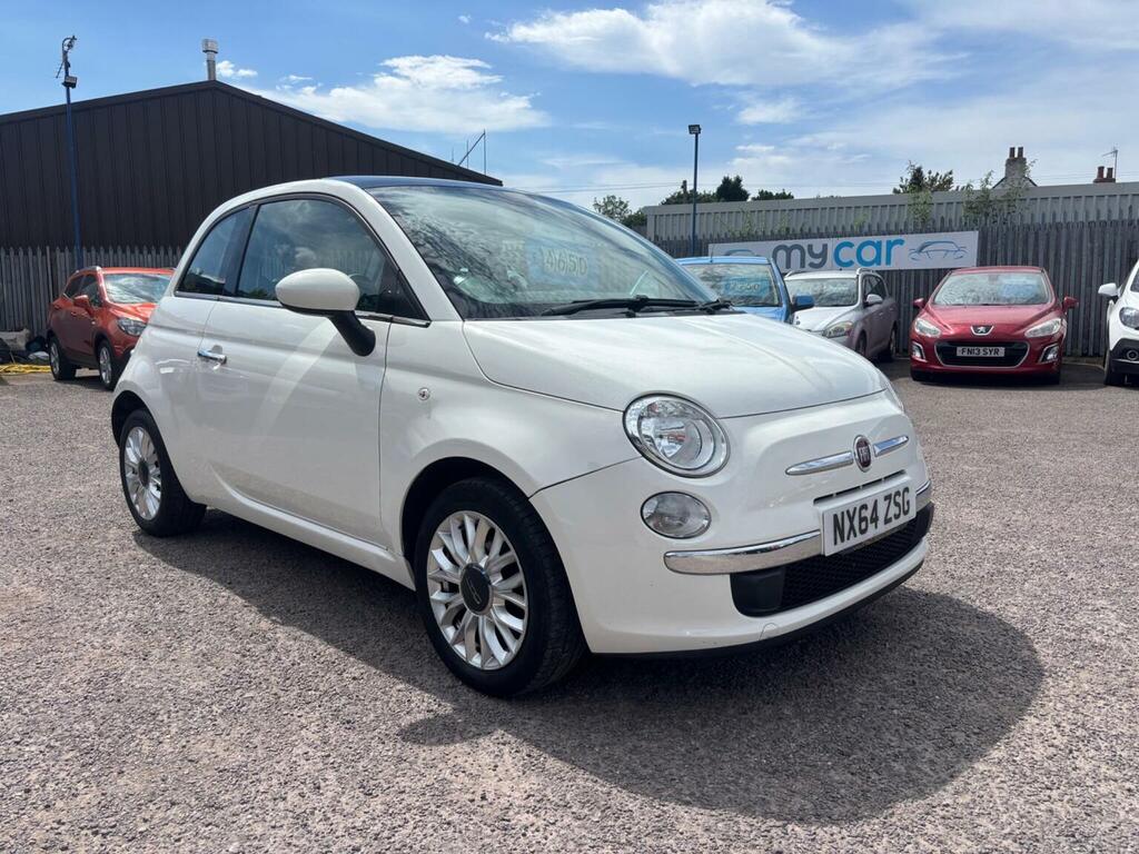 Fiat 500 Hatchback 1.2 Lounge Euro 6 Ss 201464 White