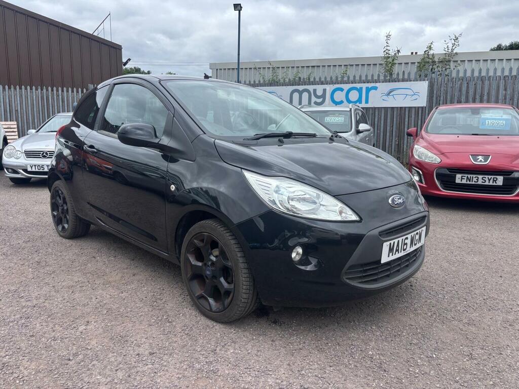 Ford KA 1.2 Zetec Black Edition Euro 6 Ss Black