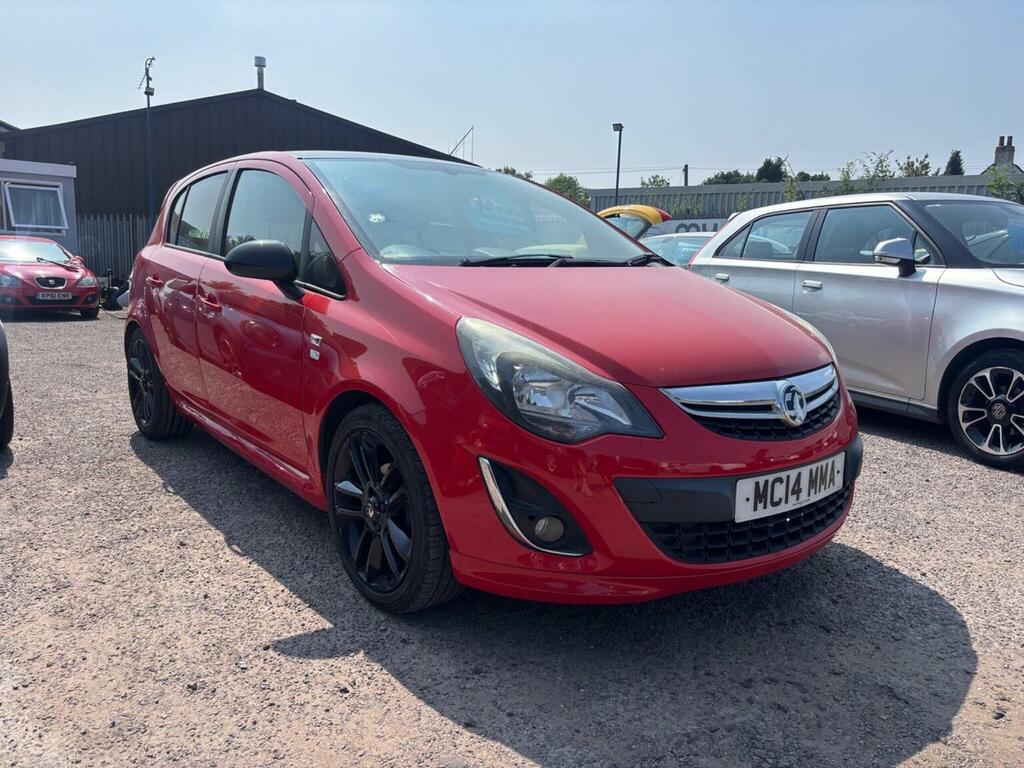 Vauxhall Corsa Hatchback 1.2 16V Limited Edition Euro 5 2014 Red