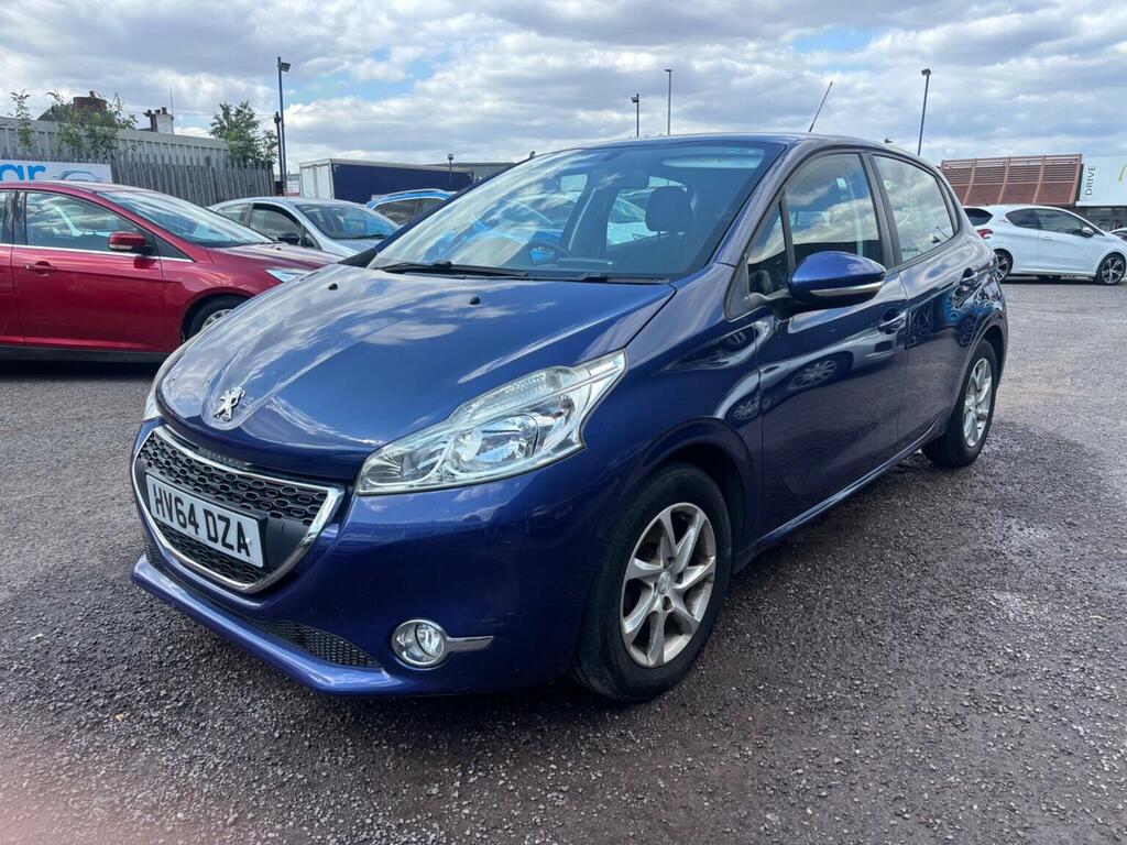 Peugeot 208 Hatchback 1.2 Vti Puretech Active Euro 5 2014 HV64DZA Blue #4