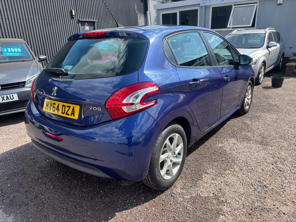 Peugeot 208 Hatchback 1.2 Vti Puretech Active Euro 5 2014 HV64DZA Blue #5