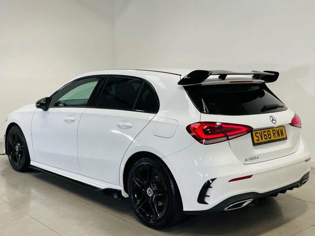 Mercedes-Benz A Class A180d Amg Line Hatchback SV68RWW White #2