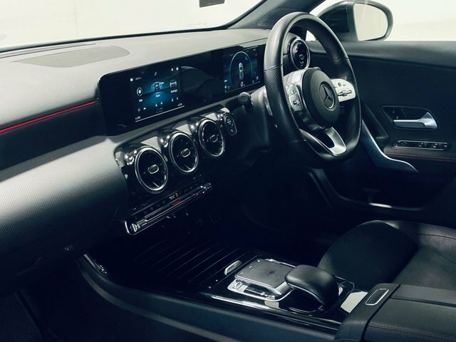 Mercedes-Benz A Class A180d Amg Line Hatchback SV68RWW White #4