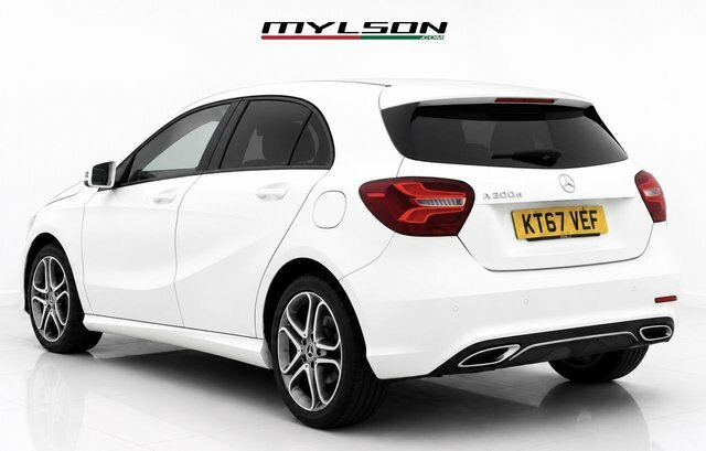 Mercedes-Benz A Class A200d Sport Edition Hatchback White #2