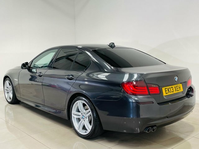 BMW 5 Series 520D M Sport Saloon Grey #3