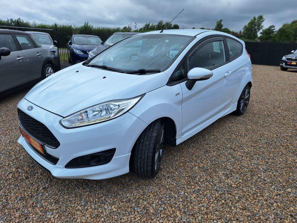 Ford Fiesta Hatchback 1.0T Ecoboost St-line Euro 6 Ss WM66XZS White #3
