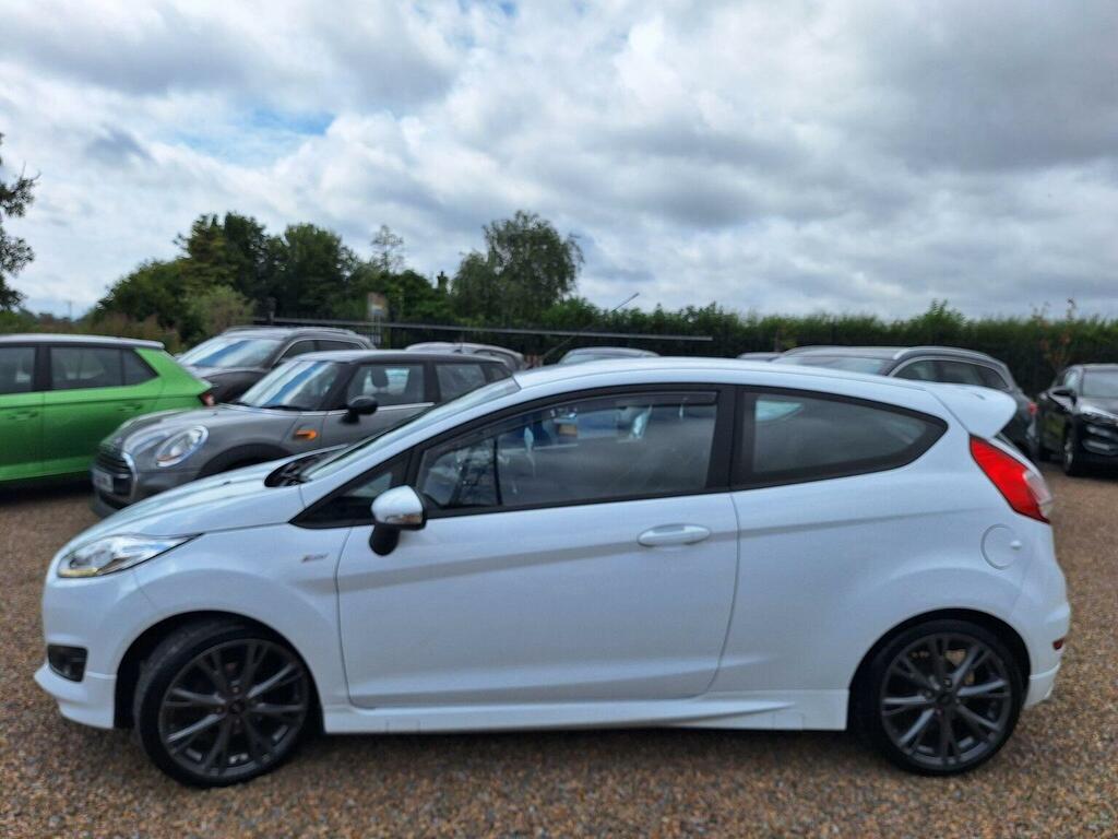 Ford Fiesta Hatchback 1.0T Ecoboost St-line Euro 6 Ss WM66XZS White #5