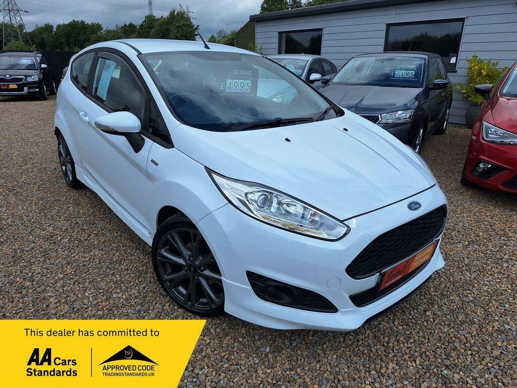 Ford Fiesta Hatchback 1.0T Ecoboost St-line Euro 6 Ss WM66XZS White